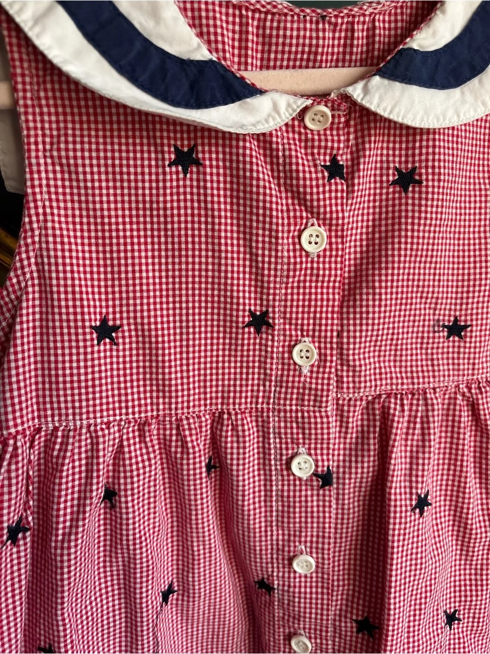 VTG Toffee Apple Gingham Dress